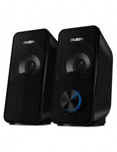 Колонки 2.0 Speakers SVEN 335 Black, 6w, USB power DC 5V