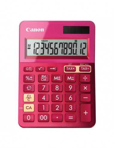 Calculatoare Canon Calculator Canon LS-123K PK, 12 digit, Pink