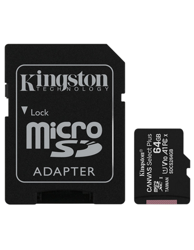 Card de Memorie Kingston Canvas Select+, 64GB (SDCS2/64GB)