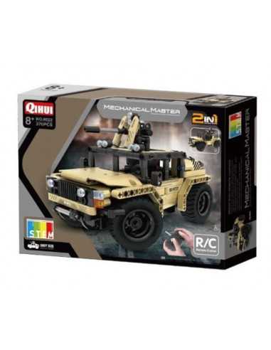Cuburi Techno 8022, XTech Bricks: 2in1, Armed Off-road Vehicle, RC 4CH, 370 pcs