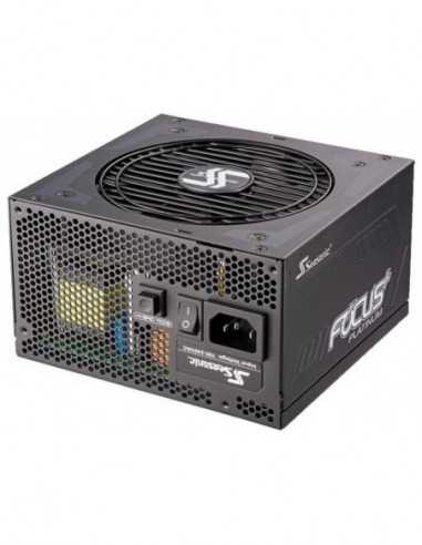 Unități de alimentare pentru PC Seasonic Power Supply ATX 650W Seasonic Focus Plus 650 80+ Platinum, 120mm, Full Modular, Fanles