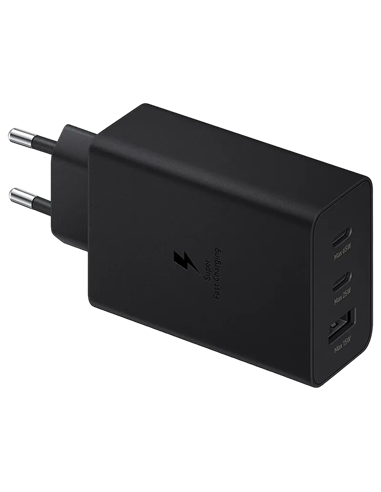 Зарядное устройство Samsung Trio Fast Travel Charger EP-T6530, 65Вт, Чёрный