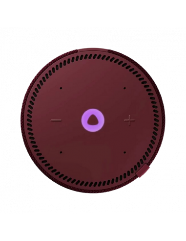 Умная колонка Yandex Station Mini YNDX-00020R, YandexGPT с Часами, Красный