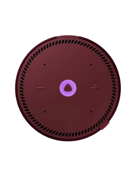 Умная колонка Yandex Station Mini YNDX-00020R, YandexGPT с Часами, Красный
