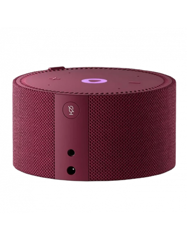 Умная колонка Yandex Station Mini YNDX-00020R, YandexGPT с Часами, Красный