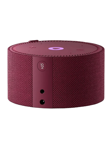 Умная колонка Yandex Station Mini YNDX-00020R, YandexGPT с Часами, Красный