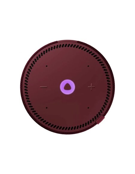 Умная колонка Yandex Station Mini YNDX-00020R, YandexGPT с Часами, Красный