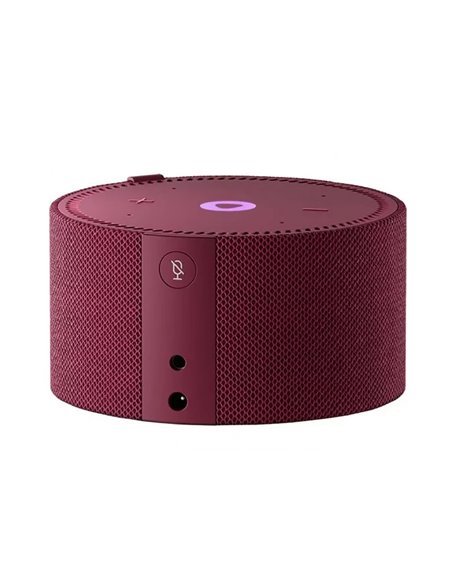 Умная колонка Yandex Station Mini YNDX-00020R, YandexGPT с Часами, Красный