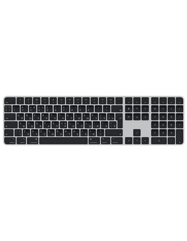 Клавиатура Apple Magic Keyboard with Touch ID and Numeric Keypad, Беспроводное, Чёрный