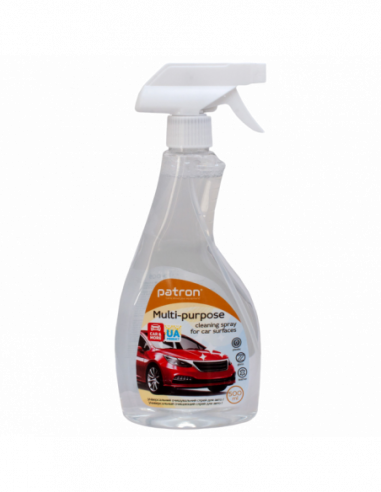 Чистящие принадлежности Cleaning universal liquid for plasticglassrubber PATRON F3-005, Spray 500 ml
