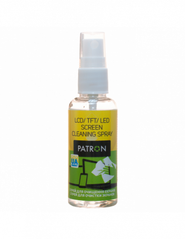 Чистящие принадлежности Cleaning liquid for screens PATRON F3-014, Spray 50 ml