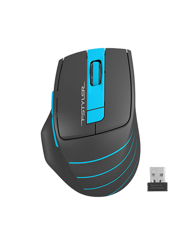 Mouse Wireless A4Tech FG30S, Gri/Albastru