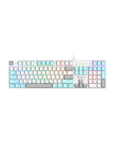 Tastatură Bloody S510R, Cu fir, White