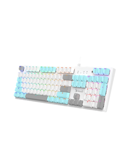 Tastatură Bloody S510R, Cu fir, White