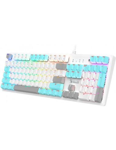 Tastatură Bloody S510R, Cu fir, White