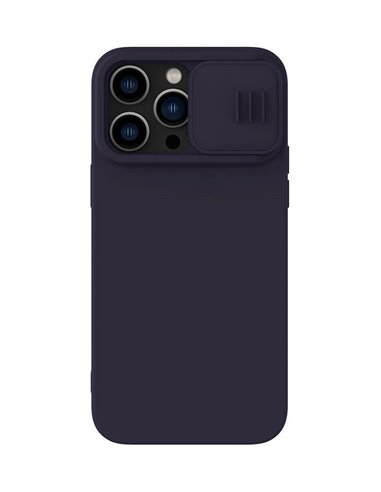 Чехол Nillkin iPhone 14 Pro, CamShield Silky Silicone, Dark Purple