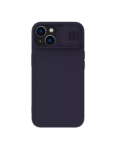 Husă Nillkin iPhone 14 Plus, CamShield Silky Silicone, Dark Purple