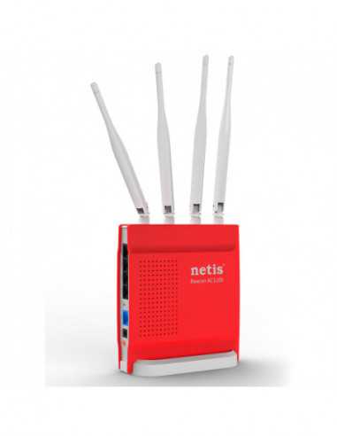 Routere fără fir Wireless Gaming Router Netis WF2681, 1200Mbps, 2.4GHz, 5GHz, 4 x Fixed antenna