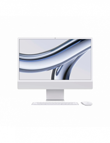 Моноблочный ПК Apple Apple iMac 24 MQR93RUA Silver (M3 8Gb 256Gb)