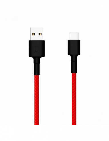 Кабель Type-C to USB Type-C Cable Xiaomi, Braided, 1M, Red
