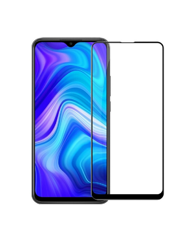 Sticlă de protecție Xcover Xiaomi Redmi 9 All Glue, Negru