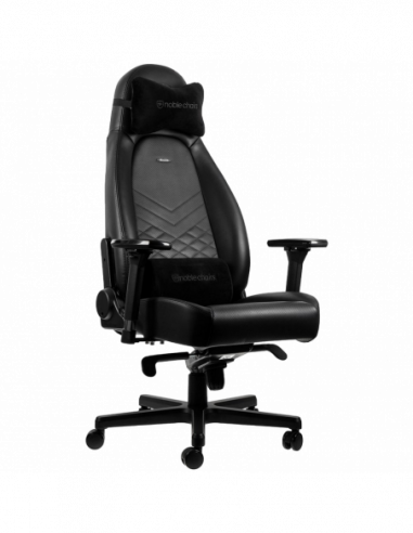 Игровые стулья и столы Noblechairs Gaming Chair Noble Icon NBL-ICN-PU-BLA BlackBlack, User max load up to 150kg height 165-190c