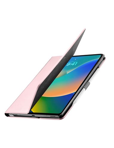 Husă pentru tabletă Cellularline Folio - iPad 10.9" 2022, 10,9", Piele artificială, Roz