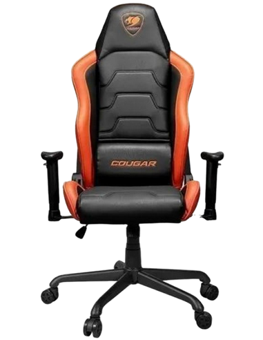 Scaun Gaming Cougar Armor Air, PVC Piele, Portocaliu