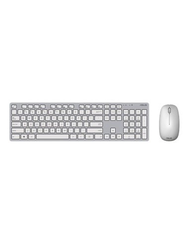 Set Tastatură + Mouse ASUS W5000, Fără fir, Alb