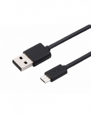 Cablu Micro to USB Xpower Micro cable, Nylon Black