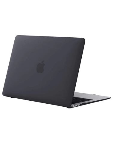 Чехол для ноутбука Tech Protect Smartshell Macbook Air 13 (2018-2020), 13.3", Поликарбонат, Матовый чёрный