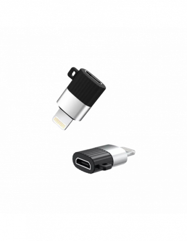 3in1 - 2in1 - iPhone 4 - Samsung Tab Adapter XO Micro-USB to Lightning, NB149B Black