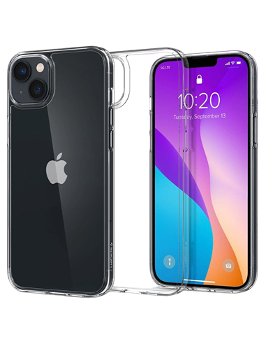 Husă Spigen iPhone 14, Airskin Hybrid, Transparent