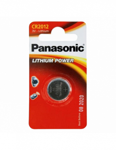 Baterii tablete: clasa CR, LR CR2012, Blister1, Panasonic, CR-2012EL1B