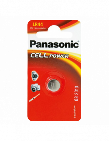 Baterii tablete: clasa CR, LR LR44 Panasonic CELL power Blister1, LR-44EL1B