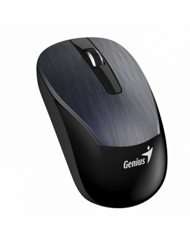 Mouse-uri Genius Wireless Mouse Genius ECO-8015, Optical, 800-1600 dpi, 3 buttons, Ambidextrous, Rechar., Iron Gray