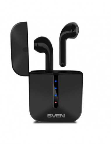 SVEN Bluetooth și TWS True Wireless Earphones SVEN E-335B, Black