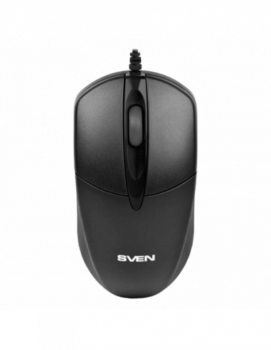Мыши SVEN Mouse SVEN RX-112, Optical, 1000 dpi, 3 buttons, Ambidextrous, Black, USB