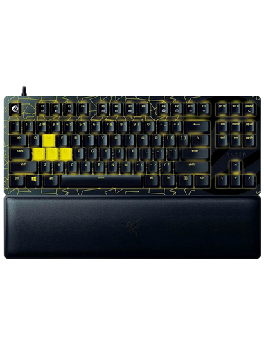 Tastatură Razer Huntsman V2 TKL ESL Edition, Cu fir, Negru | Galben