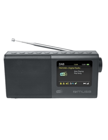 Radio portabil MUSE M-117 DB, Negru