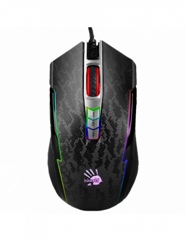 Игровые мыши Bloody Gaming Mouse Bloody P93s, 100-8000 dpi, 8 buttons, 150IPS, 25G, 105g, Ambidextrous, Programmable, LK SW, XGl