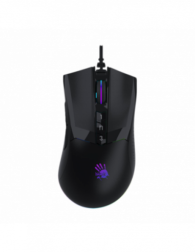 Игровые мыши Bloody Gaming Mouse Bloody W90 Max, 100-10000 dpi, 8 buttons, 250IPS, 35G, 109g, Ergonomic, Programmable, Onboard M