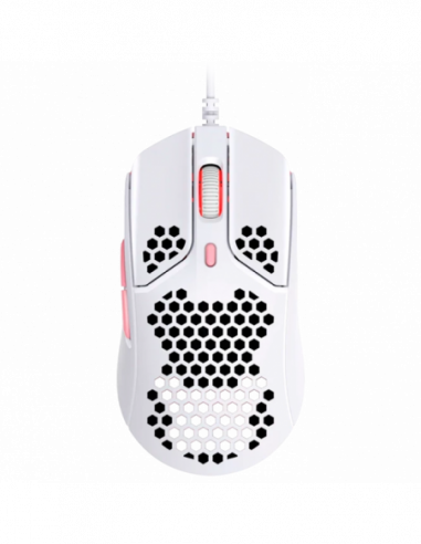 Mouse-uri pentru jocuri HyperX Gaming Mouse HyperX Pulsefire Haste, up to 16k dpi, 6 buttons, 450IPS, 40G, 59g, Ambidextrous, On
