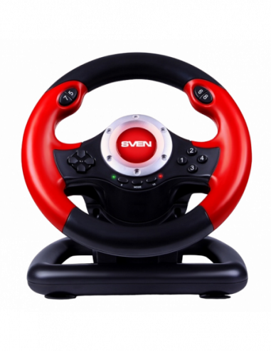 Рули Wheel SVEN GC-W400, 9, 180 degree, Pedals, 2-axis, 10 buttons, Dual vibration, USB