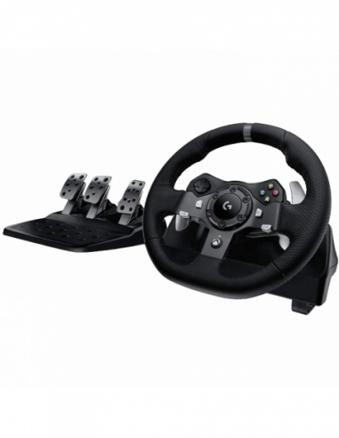 Volane Wheel Logitech Driving Force Racing G920, 11, 900 degree, Pedals, 2-axis, 10 buttons,Dual vibration
