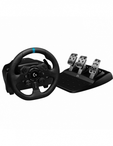 Volane Wheel Logitech Driving Force Racing G923, for PS4, 900 degree, Pedals, Dual-Motor Force Feedback