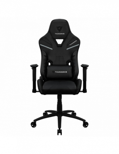 Игровые стулья и столы ThunderX3 Gaming Chair ThunderX3 TC5 All Black, User max load up to 150kg height 170-190cm