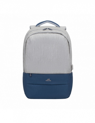 Rivacase Backpack Rivacase 7567, for Laptop 17,3 amp- City bags, GrayDark Blue