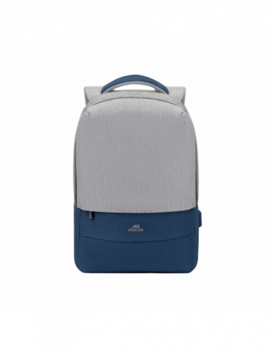 Rivacase Backpack Rivacase 7562, for Laptop 15,6 amp- City bags, GrayDark Blue