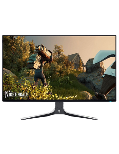 27" Monitor Gaming DELL AW2723DF, 2560x1440 WQHD, Alb | Negru